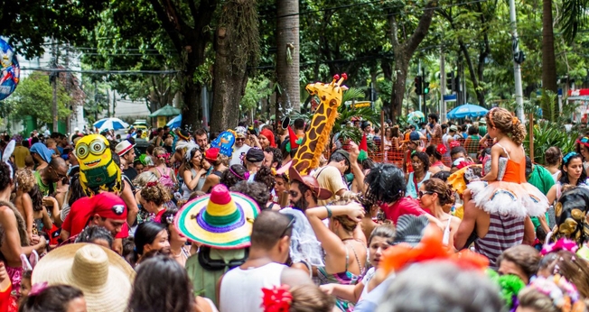 Imagem ilustrativa. Bloco de rua realizado durante o Carnaval do Rio de Janeiro. (Foto: Pedro Serra)