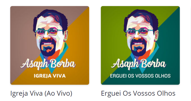 Ao todo são cerca de 40 discos da carreira de Asaph que a Som Livre começou a reativar para a era digital. (Foto: Reprodução).
