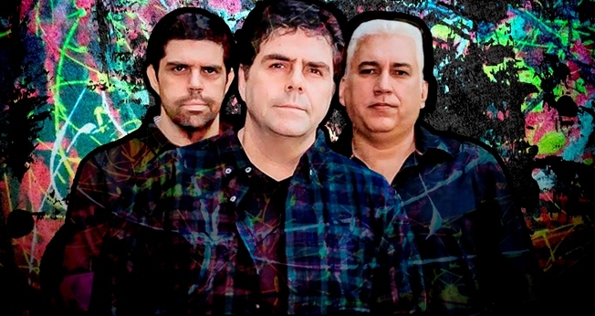 A Banda Catedral é formada por Kim, Júlio e Guilherme Morgado. (Foto: Reprodução).