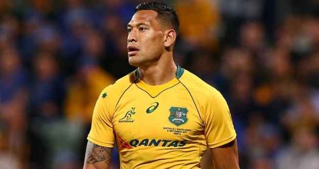 O jogador de rúgbi Israel Folau resiste às críticas após defender casamento bíblico. (Foto: Getty Images)