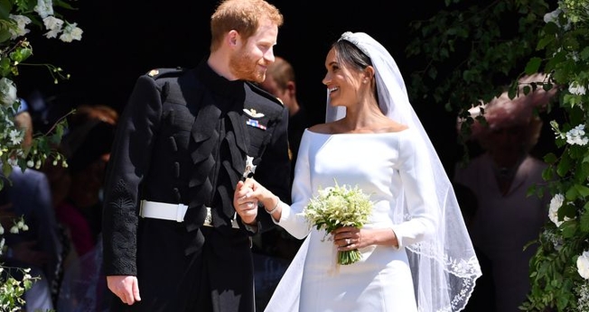 Príncipe Harry e Meghan Markle se casaram no último sábado. (Foto: Getty Images)