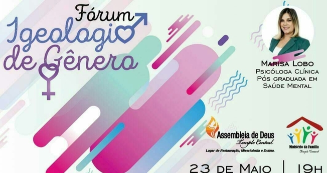 Fórum sobre ideologia de gênero acontecerá em Fortaleza. (Imagem: Facebook)