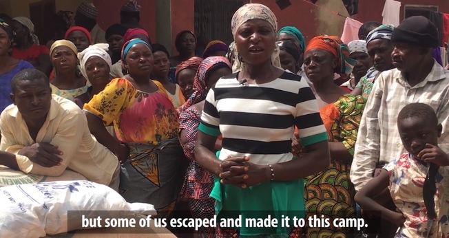 Mary Dung fala em vídeo da Missão Portas Abertas sobre a situação dos cristãos que sobreviveram aos ataques dos Fulani, grupo terrorista nigeriano. (Foto: Missão Portas Abertas/EUA)