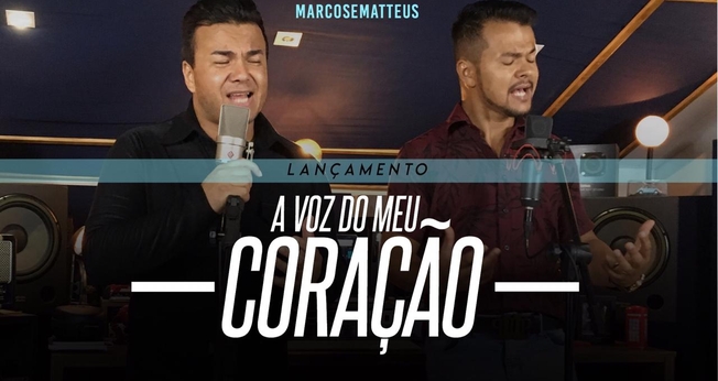 Marcos e Matteus esperam que a música alcance corações e seja mais um sucesso abençoando vidas. (Foto: Divulgação).