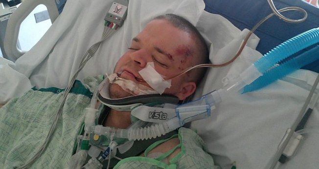 Jeff Huxford teve que deixar a medicina após sofrer uma lesão cerebral. (Foto: Jeff Huxford)