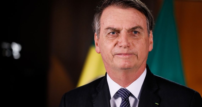 Presidente da República, Jair Bolsonaro, em pronunciamento. (Foto: Isac Nóbrega/PR)