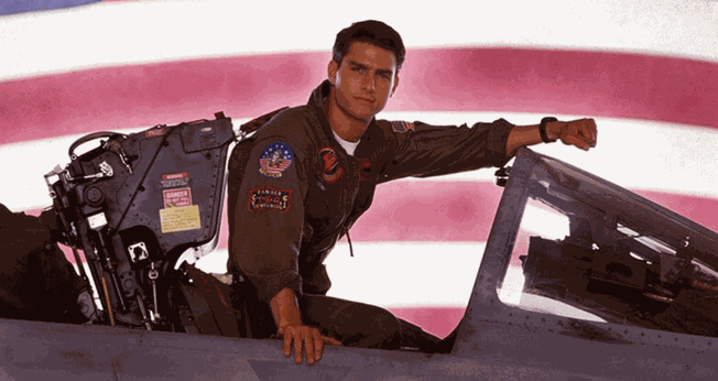 Estrelado por Tom Cruise, Top Gun foi um sucesso internacional nos cinemas, ao final dos anos 80. (Imagem: CBS News)