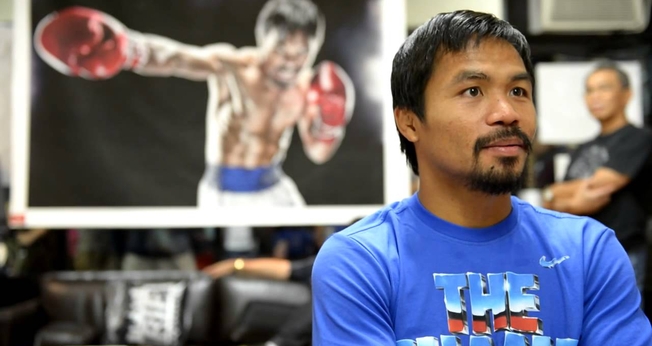 Manny Pacquiao é boxeador e não hesita em compartilhar sua fé publicamente. (Imagem: Youtube / Reprodução)