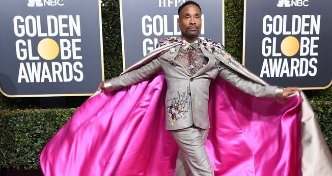 Billy Porter é conhecido pelo modo extravagante de se vestir. (Foto: Newsweek)