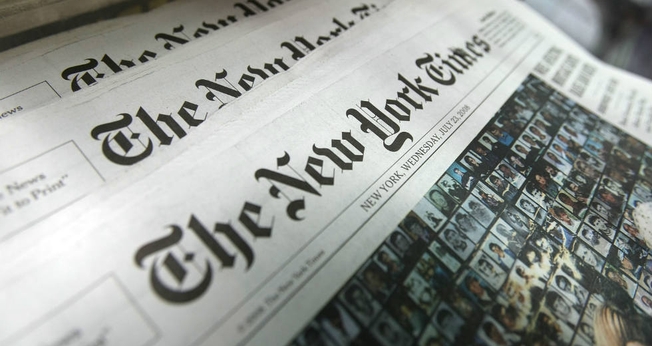 The New York Times é um dos jornais mais conhecidos dos EUA e publicou um artigo acusando evangélicos de serem os culpados pela pandemia do coronavírus. (Foto: Wikimedia Commons.)