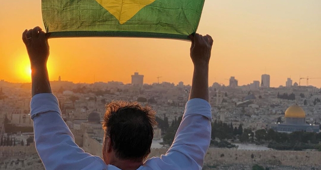 O pastor Joel Engel reforça a importância da conexão entre Brasil e Israel. (Foto: Ministério Engel)