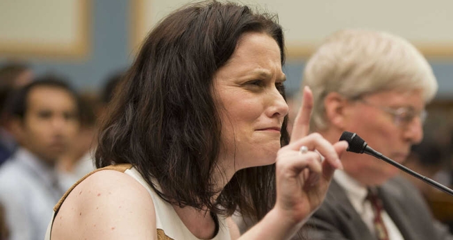 Gianna Jessen nasceu com paralisia cerebral após sua mãe biológica tentar abortá-la nos anos 70. (Foto: AP Photo/Pablo Martinez Monsivais)