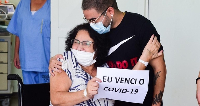 Tashimiro recebeu alta do Hospital Polinorte de Osasco (SP) neste domingo (28). (Foto: Leo FrancoAGNEWS).