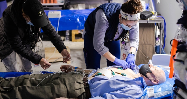 Hospital de Campanha foi montado nos arredores de Lviv, na Ucrânia. (Foto: Samaritan’s Purse)