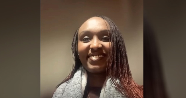 Frida Gashumba em entrevista ao canal do pastor Vlad Savchuk no YouTube. (Foto: Reprodução/YouTube/Vlad Savchuk)