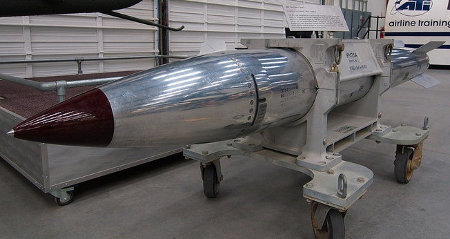 Exposição da Bomba Nuclear B61 no Pima Air & Space Museum, Arizona, EUA. (Foto representativa: Wikimedia Commons).