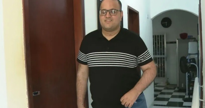 Elyon voltou a andar e tem se recuperado bem. (Foto: Reprodução/G1)