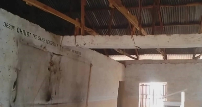 Igreja é incendiada na Nigéria. (Foto: Portas Abertas)