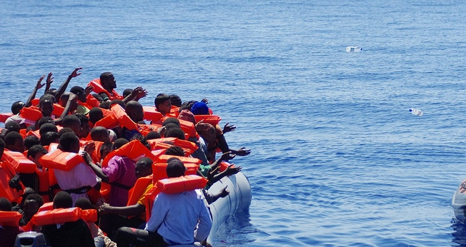 As vítimas de afogamento morreram durante uma travessia do Mar Mediterrâneo, que aconteceu na semana passada. (Foto: Mais)