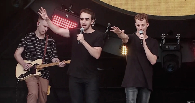 Andy Byrd, um dos líderes da JOCUM, durante ministração no The Send Brasil. (Foto: The Send)