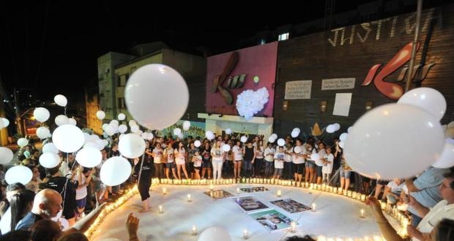 Famílias prestam homenagens às vítimas da Boate Kiss, em Santa Maria (RS)