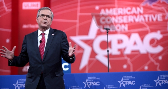 Jeb Bush é ex-governador da Califórnia e pretende se candidatar à presidência dos Estados Unidos pelo Partido Republicano.