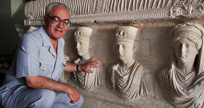 Khaled al-Asaad trabalhou por mais de 50 anos como chefe de antiguidades em Palmyra, foi executado pelo Estado islâmico na última terça-feira. (Foto: Marc Deville/Gamma-Rapho via Getty Images)