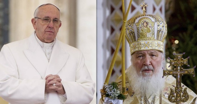 Principal tema da reunião entre Papa Francisco e o Patriarca Kirill deve ser a perseguição a cristãos no Oriente Médio. (Foto: Ivan Sekretarev/ AP)