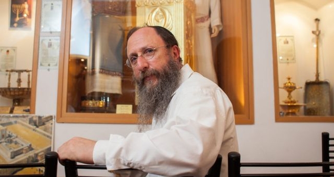 Rabino Chaim Richman, diretor do Instituto do Templo. (Foto: Emil Salman)