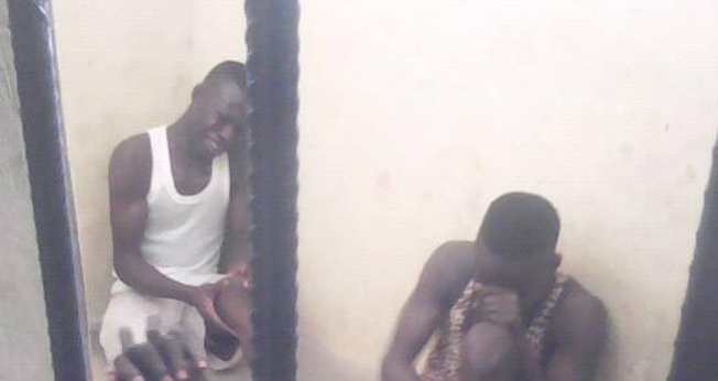 Os ladrões foram detidos pela polícia de Jalingo, capital do estado de Taraba, na Nigéria. (Foto: Reprodução/Facebook)