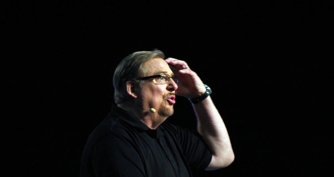 Rick Warren, pastor da Saddleback Church em Lake Forest, Califórnia, durante Conferência de Pastores. (Foto: Sonny Hong /The Christian Post)