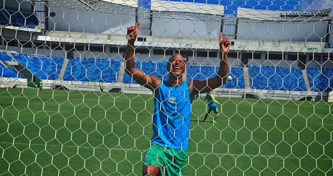 André Neles atuou no Alecrim Futebol Clube com sede em Natal, no Rio Grande do Norte. (Foto: Reprodução/Arquivo Pessoal)