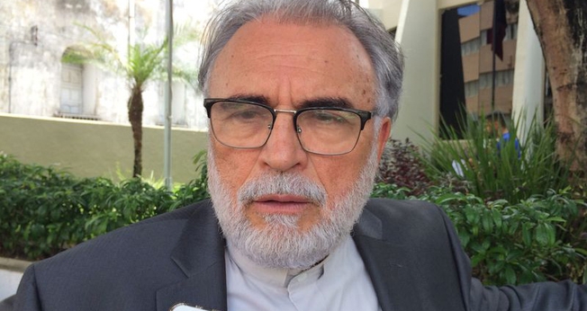 Estevam Fernandes, pastor da Primeira Igreja Batista de João Pessoa. (Foto: Reprodução/Aline Lins)