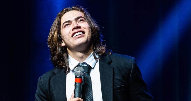 Whindersson Nunes em um de seus shows. (Foto: Reprodução/Instagram)