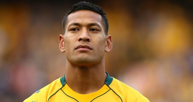 Israel Folau foi demitido por postar versículo bíblico que cita a homossexualidade como pecado. (Foto: Getty Images)