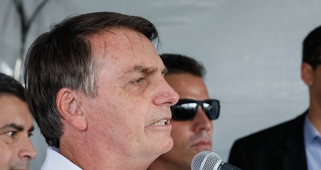 Bolsonaro durante participação na Marcha para Jesus 2019, em São Paulo. (Foto: Isac Nóbrega/PR)