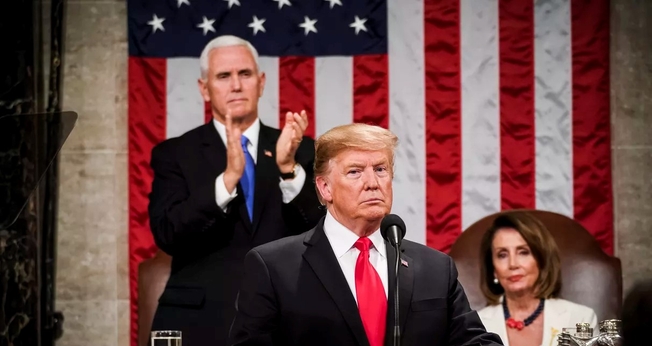 O presidente americano Donald Trump. (Foto: Reprodução/Getty)