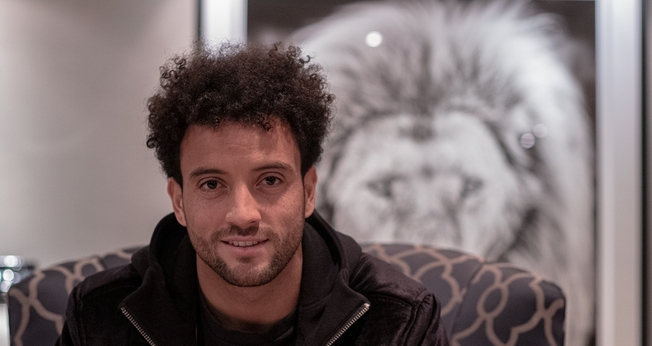 Felipe Anderson contou seu testemunho de vida em entrevista ao Guiame. (Foto: Marcos Paulo/Guiame)