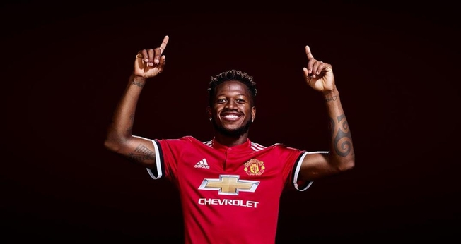 O jogador Fred é chamado de pastor pelos torcedores do United. (Foto: Manchester United/Divulgação)