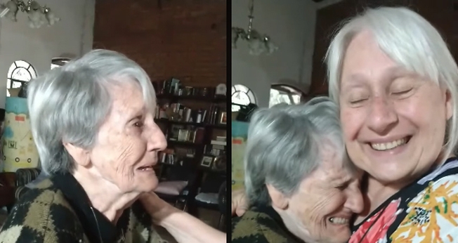 Vídeo emocionante mostra Esther Pereira contando que Jesus apareceu e a abraçou enquanto orava. (Foto: Reprodução/Facebook)