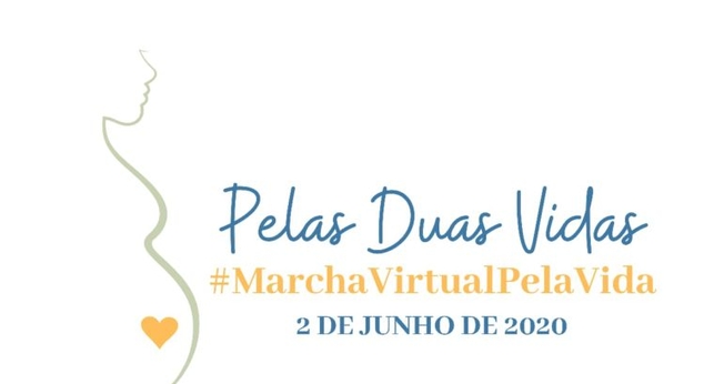 Banner da 13ª Marcha Nacional pela Vida. (Foto: Reprodução/Brasil sem Aborto)