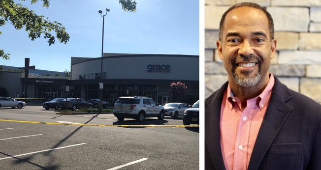 Pr. Sean Clemons, ferido a golpes de faca, enquanto ensinava a Bíblia. (Foto: Facebook)