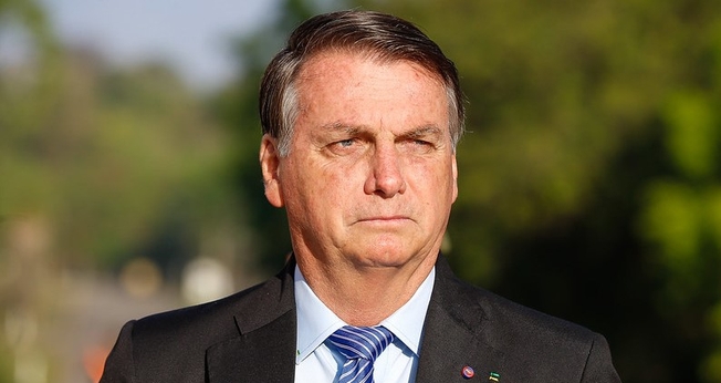 Presidente da República Jair Bolsonaro, participa da formatura matinal da AMAN. (Foto: Carolina Antunes/PR)
