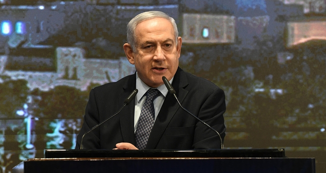  Primeiro-ministro israelense Benjamin Netanyahu na Cúpula da Mídia Cristã de 2019. (Foto: Amos Ben Gershom/GPO)