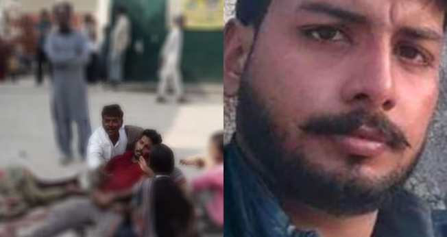 Usman Masih foi morto na porta de sua casa. (Foto: Reprodução / AsiaNews)