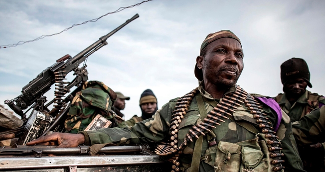 Militares das forças do governo na República Democrática do Congo. (Foto: John Wessels/AFP/Getty Images)