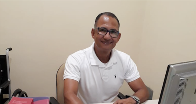 O enfermeiro Robson Silva de Souza é responsável pelo projeto da Igreja Cristã Maranata. (Foto: Arquivo Pessoal)