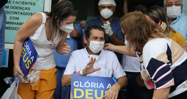 Empresário teve sequência de infecções devido à covid durante internação. (Foto: Reprodução / José Leomar)