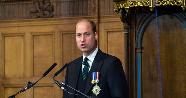 O duque de Cambridge discursando na Assembleia Geral da Igreja da Escócia (Foto: Getty Images). 