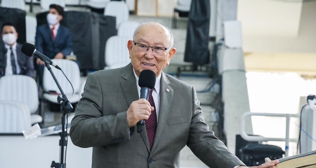 O líder da AD passou 28 dias internado com Covid-19. (Foto: CGADB).